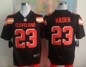 Nike Browns #23 Joe Haden Brown Team Color Men's Stitched NFL Game Jersey