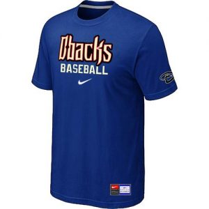 Arizona Diamondbacks Nike Short Sleeve Practice MLB T-Shirts Blue