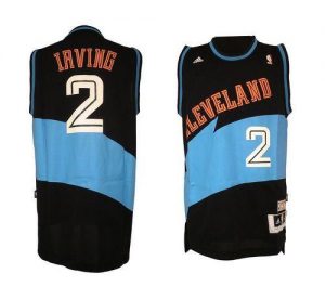 Cavaliers #2 Kyrie Irving Black ABA Hardwood Classic Fashion Embroidered NBA Jersey
