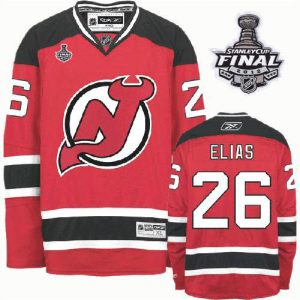 Devils #26 Patrik Elias Red Home 2012 Stanley Cup Embroidered Youth NHL Jersey