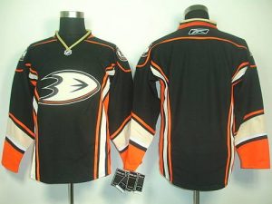 Ducks Blank Black Third Embroidered NHL Jersey