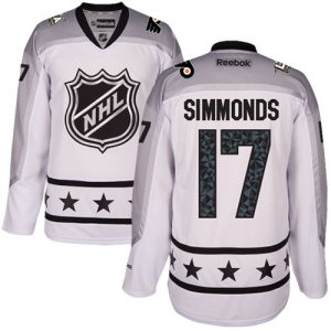 Flyers #17 Wayne Simmonds White 2017 All-Star Metropolitan Division Stitched NHL Jersey