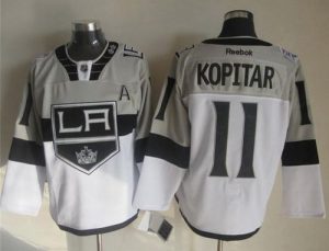Kings #11 Anze Kopitar White Grey 2015 Stadium Series Stitched NHL Jersey