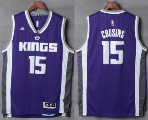 Kings #15 DeMarcus Cousins Purple New Stitched NBA Jersey