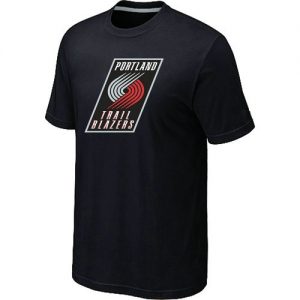NBA Portland Trail Blazers Big & Tall Primary Logo T-Shirt Black