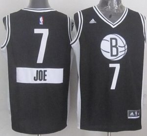 Nets #7 Joe Johnson Black 2014-15 Christmas Day Stitched NBA Jersey