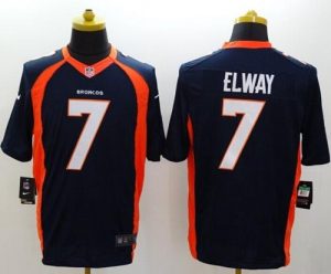 Nike Broncos #7 John Elway Navy Blue Alternate Men's Stitched NFL New Limited Jersey