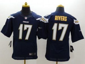 Nike Chargers #17 Philip Rivers Navy Blue Team Color Men's Stitched NFL New Elite Jersey