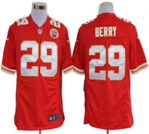 Nike Chiefs #29 Eric Berry Red Team Color Men's Embroidered NFL Game Jersey