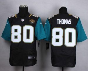 Nike Jaguars #80 Julius Thomas Black Alternate Men's Stitched NFL Elite Jersey