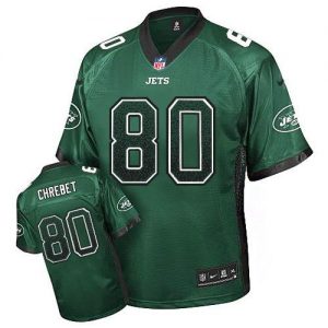 Nike Jets #80 Wayne Chrebet Green Team Color Men's Embroidered NFL Elite Drift Fashion Jersey
