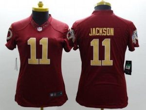 Nike Redskins #11 DeSean Jackson Burgundy Red Alternate Women's Stitched NFL Limited Jersey