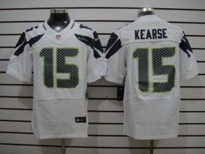 Nike Seahawks #15 Jermaine Kearse White Men's Embroidered NFL Elite Jersey