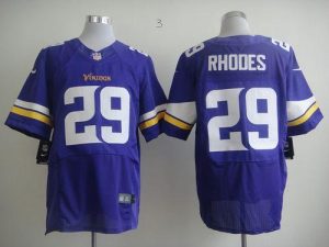 Nike Vikings #29 Xavier Rhodes Purple Team Color Men's Embroidered NFL Elite Jersey