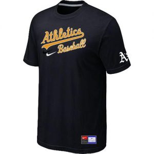Oakland Athletics Nike Short Sleeve Practice MLB T-Shirts Black