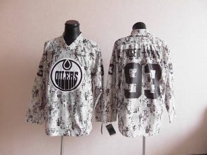 Oilers #93 Nugent-Hopkins Camouflage Embroidered NHL Jersey