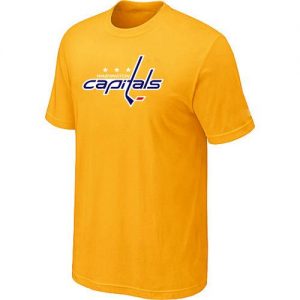 Washington Capitals Big & Tall Logo Yellow NHL T-Shirts