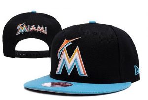 MLB Miami Marlins Stitched New Era 9FIFTY Snapback Hats 018
