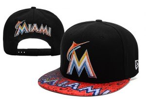 MLB Miami Marlins Stitched Snapback Hats 025