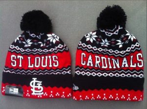 MLB St. Louis Cardinals New Era Logo Stitched Knit Beanies 001