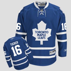 Maple Leafs #16 Darcy Tucker CCM Throwback Embroidered Blue NHL Jersey