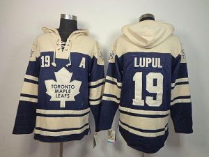 Maple Leafs #19 Joffrey Lupul Blue Sawyer Hooded Sweatshirt Embroidered NHL Jersey