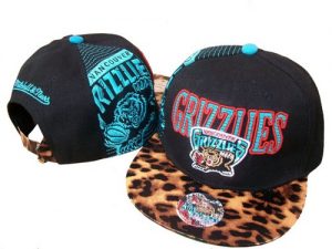 Mitchell and Ness NBA Memphis Grizzlies Stitched Snapback Hats 055