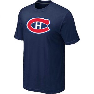 Montreal Canadiens Big & Tall Logo Midnight Blue NHL T-Shirts