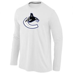 NHL Vancouver Canucks Big & Tall Logo Long Sleeve T-Shirt White