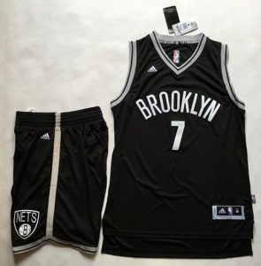 Nets #7 Jeremy Lin Black A Set Stitched NBA Jersey