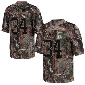 Nike Bears #34 Walter Payton Camo Men's Embroidered NFL Realtree Elite Jersey