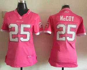 Nike Bills #25 LeSean McCoy Pink Women's Stitched NFL Elite Bubble Gum Jersey