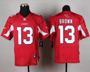 Nike Cardinals #13 Jaron Brown Red Team Color Men's Stitched NFL Elite Jersey