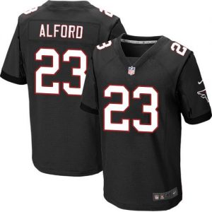 Nike Falcons #23 Robert Alford Black Alternate Men's Stitched NFL Elite Jersey