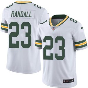 Nike Packers #23 Damarious Randall White Men's Stitched NFL Limited Rush Jersey