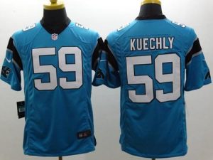 Nike Panthers #59 Luke Kuechly Blue Alternate Men's Stitched NFL Game Jersey