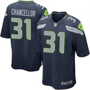 Nike Seahawks #31 Kam Chancellor Steel Blue Team Color Men's Stitched NFL Game Jersey