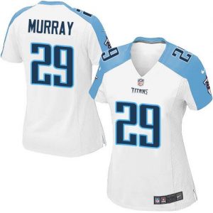 Nike Titans #29 DeMarco Murray White Women's Stitched NFL Elite Jersey