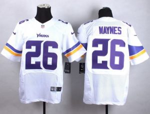 Nike Vikings #26 Trae Waynes White Men's Stitched NFL Elite Jersey
