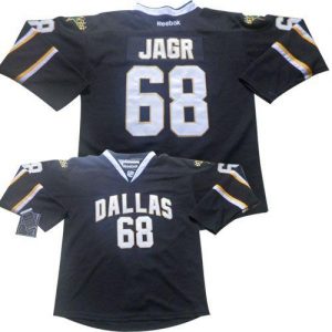 Stars #68 Jaromir Jagr Embroidered Black NHL Jersey