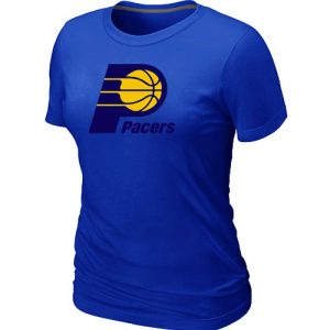 Women's NBA Indiana Pacers Big & Tall Primary Logo T-Shirt Blue