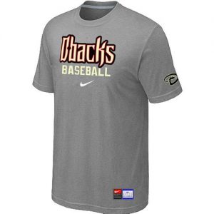 Arizona Diamondbacks Nike Short Sleeve Practice MLB T-Shirts Light Grey