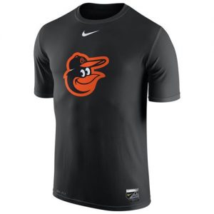 Baltimore Orioles Nike Authentic Collection Legend Logo 1.5 Performance T-Shirt Black