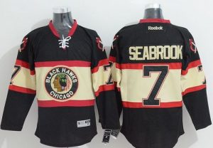 Blackhawks #7 Brent Seabrook Black New Third Stitched NHL Jersey