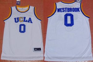 Bruins #0 Russell Westbrook White Basketball Stitched NCAA Jersey