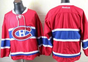 Canadiens Blank Stitched Red New CH NHL Jersey