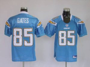 Chargers Antonio Gates #85 Stitched Baby Blue NFL Jersey