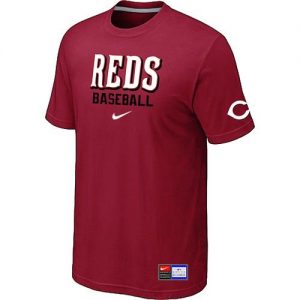 Cincinnati Reds Nike Short Sleeve Practice MLB T-Shirts Red