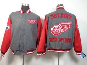 Detroit Red Wings Grey NHL Jacket