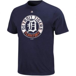 Detroit Tigers Majestic Big & Tall Cooperstown Generating Wins T-Shirt Navy Blue